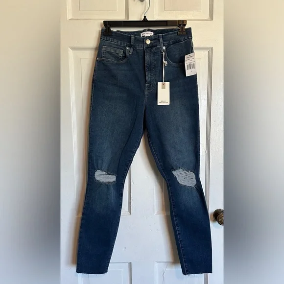 Good American | GOOD WAIST CROP SHADOW POCKETS Jeans - Picture 6 of 14
